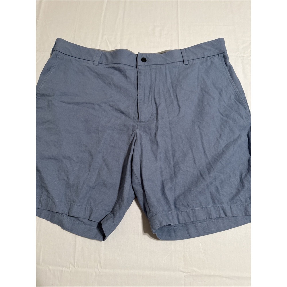 Men's Walter Hagen PERFORMANCE LINEN Golf Short Sz 40 NWOT GRIPPER WAIST BLUE